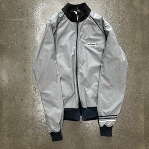 Vintage Grey and black Hind Size Medium Made In Usa sporty jacket